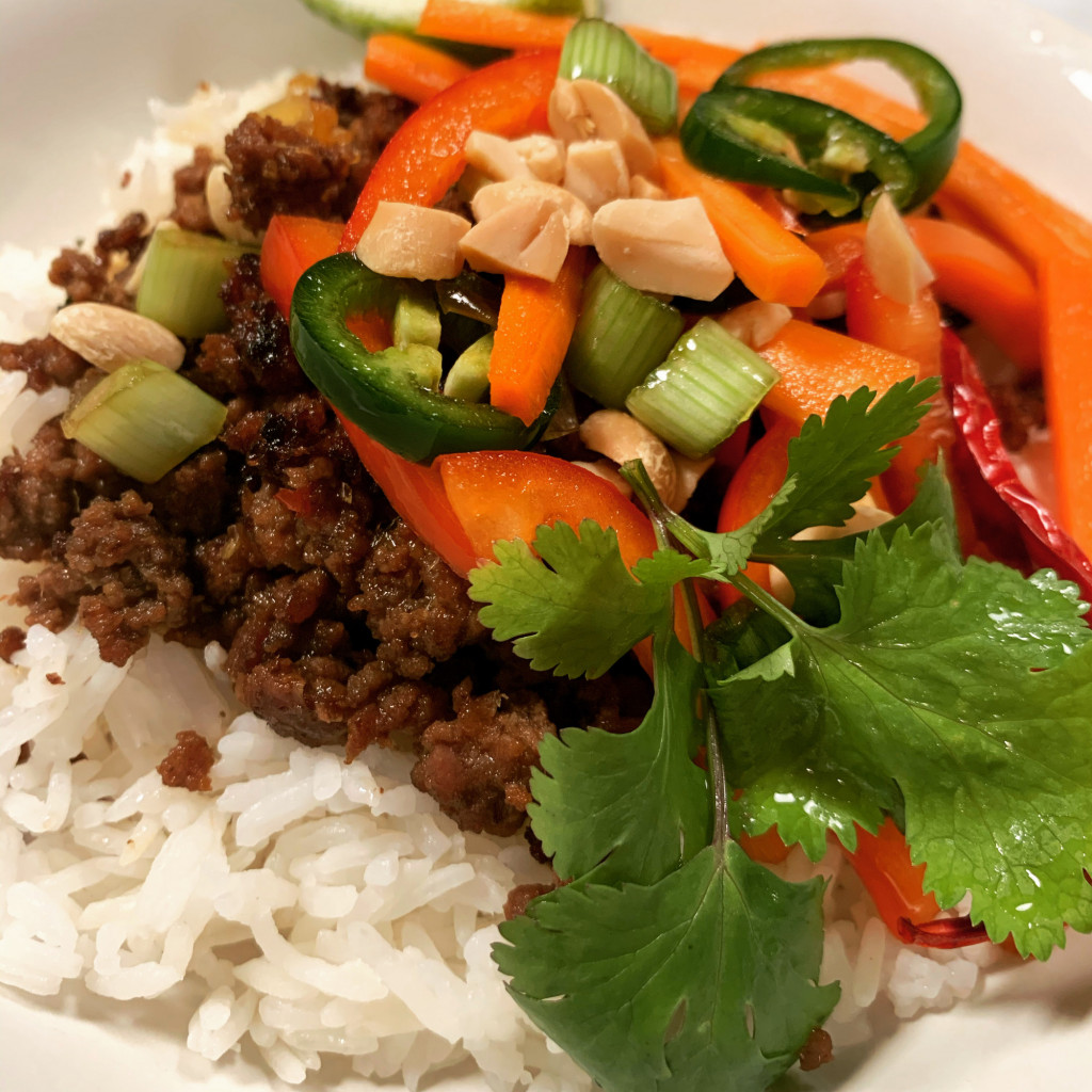Lemongrass Basil Beef Bowls MoBayGirl
